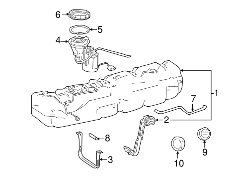 Coolant Overflow Tank For 2014-2016 Freightliner Sprinter 2500 2.1L – Replacement 68004910AA