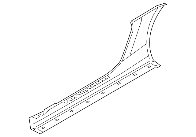 2016 Porsche Cayman Rocker Molding 981-504-662-81 | Porsche Marin