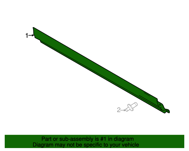 20112019 Ford OEM Rocker Molding FB5Z7810177AA Ford Parts Center