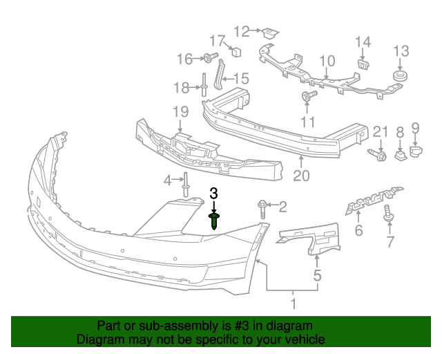 11570637 Bolt - New OEM Part From GM Parts Direct | GM Parts Store