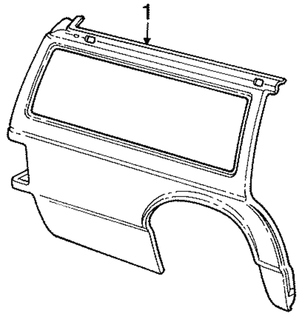 Quarter Panel - Ford (E8MY-7427847-A)