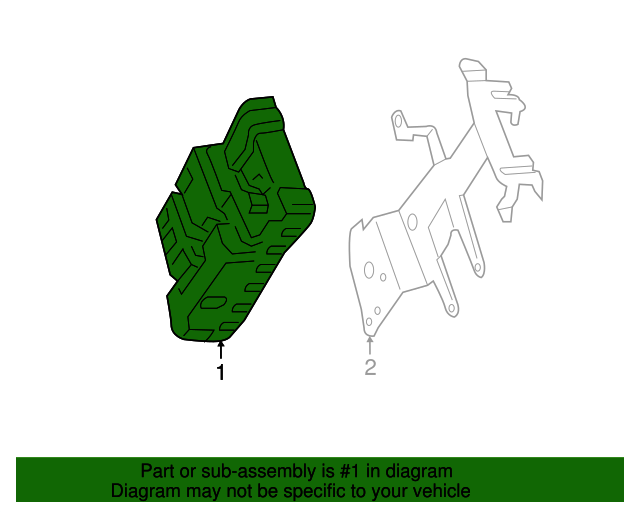 20152018 Ford Edge OEM Body Control Module FU5Z15604D Ford Parts