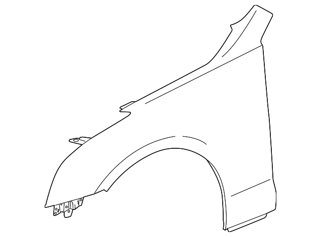 Front Passenger Side Fender - Cadillac (84110676)
