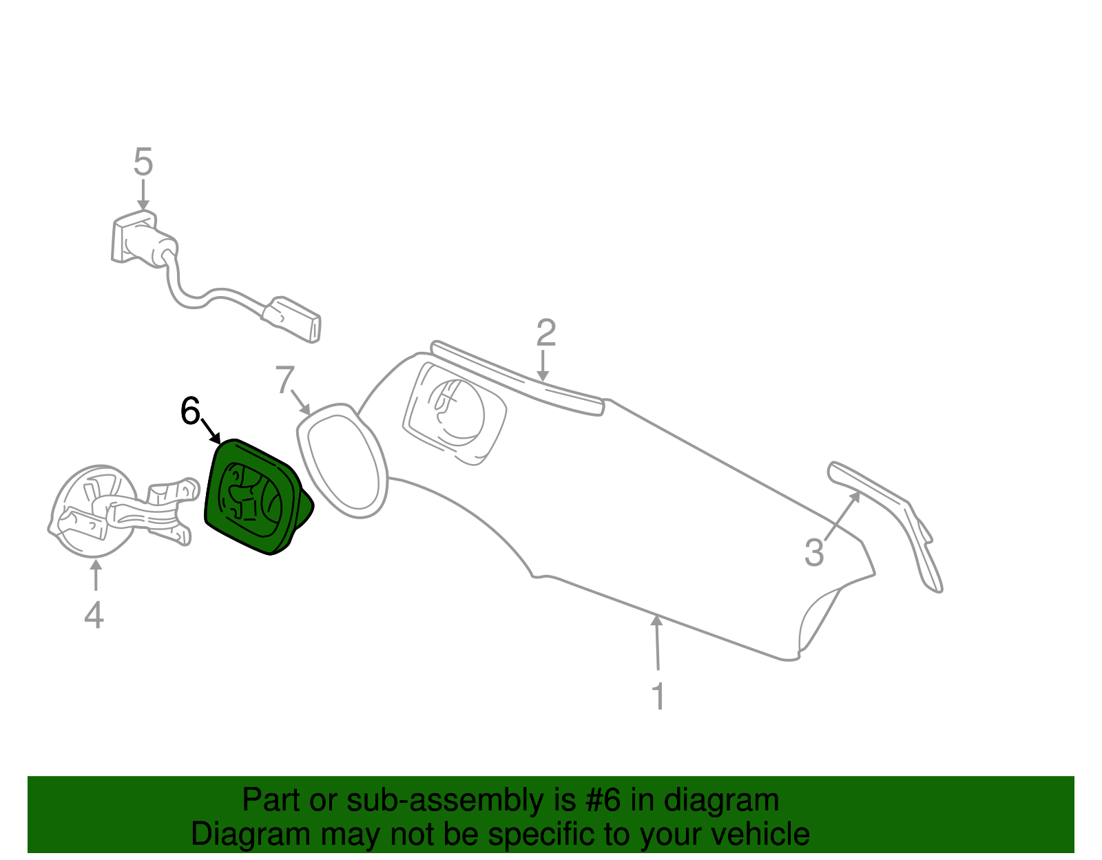 Fuel Pocket - GM (25665825)