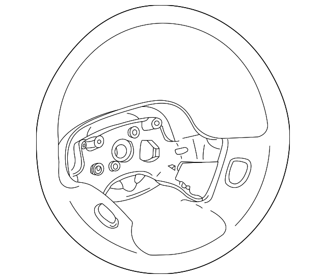 Wheel Assembly, Strg                          *Md Dark Oak - GM (02852494)