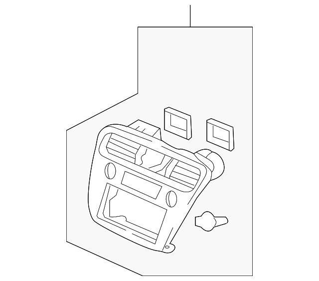 20012002 Honda Accord Panel Assembly, Instrument Center*NH167L
