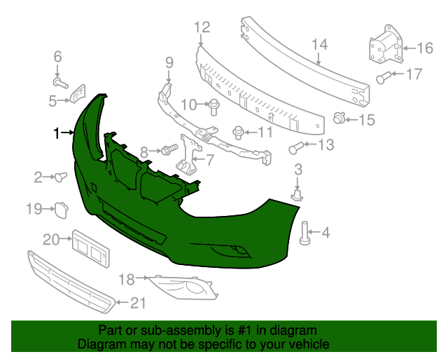 Nissan altima 2017 front bumper online