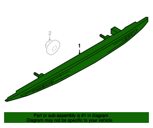 WEFOLCC Para Mazda 5 2008 2009 2010 C23551580D Luz De Freno Trasera De Montaje Alto Automática Tercera Luz De Freno Tercera Luz De Freno