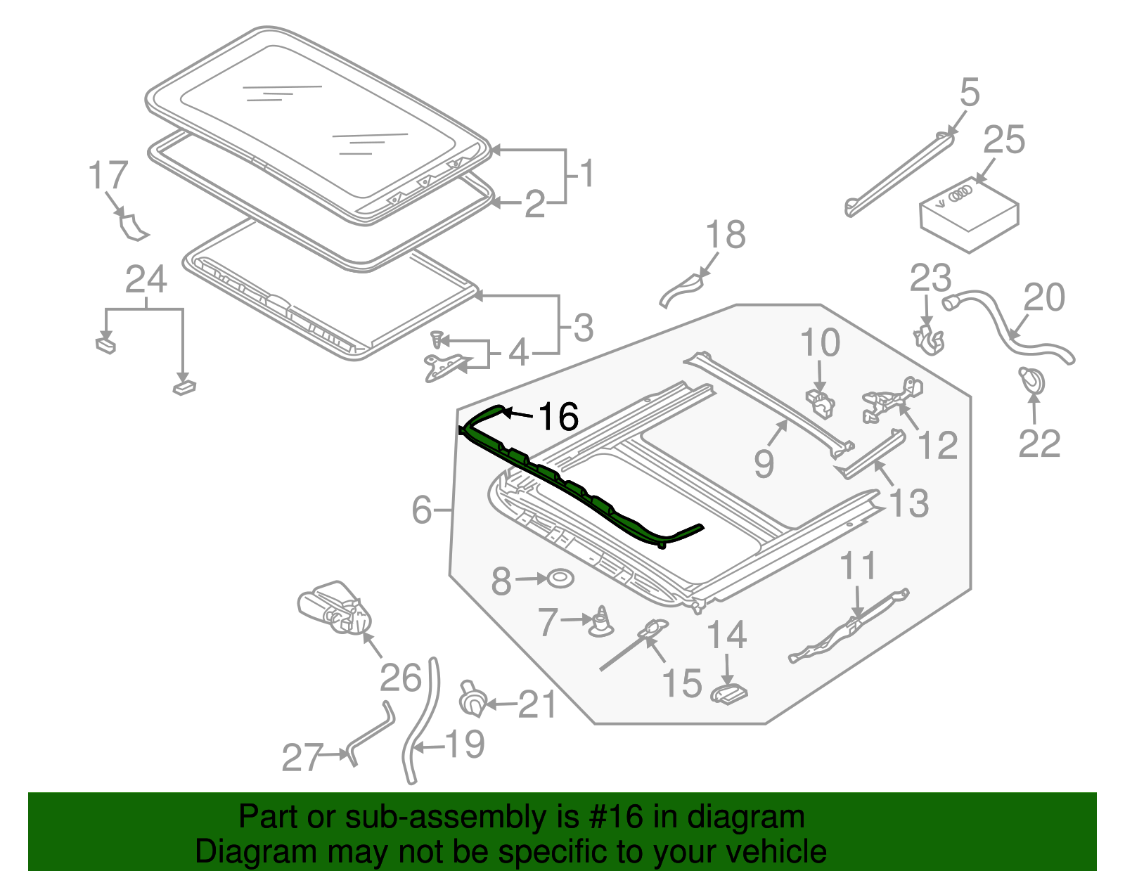 Air Deflector - Volkswagen (7L0-877-651)