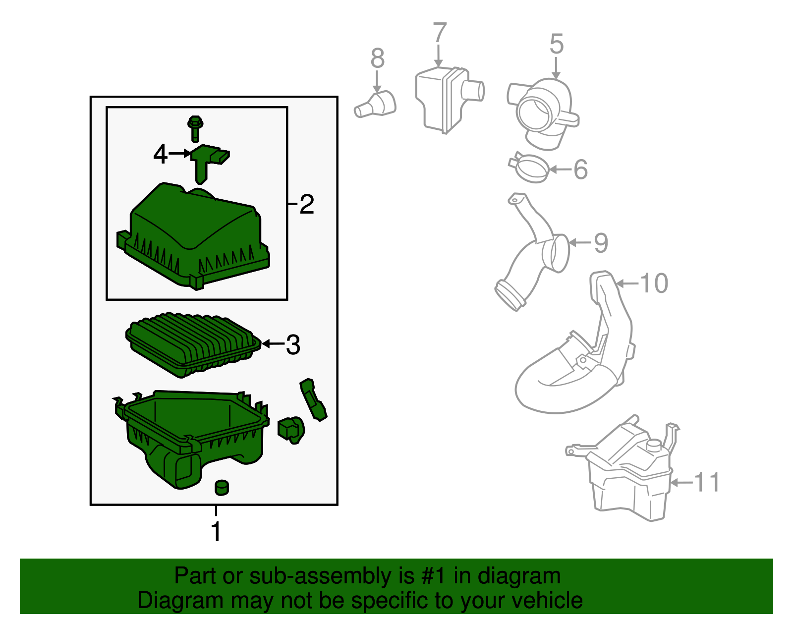 Air Cleaner Assembly - Toyota (17700-0H162)