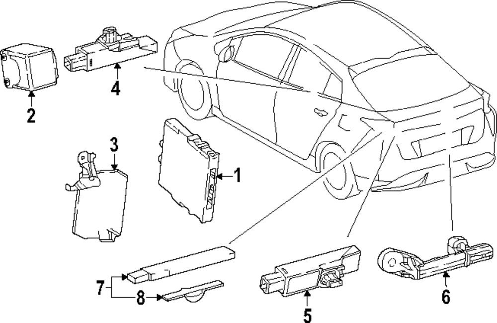 Receiver - Toyota (897B0-47410)