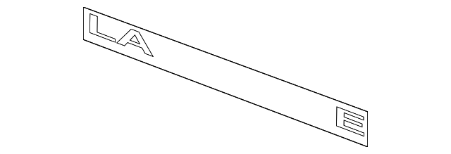 Deck Lid Lacrosse Name Plate - Buick (90766828)
