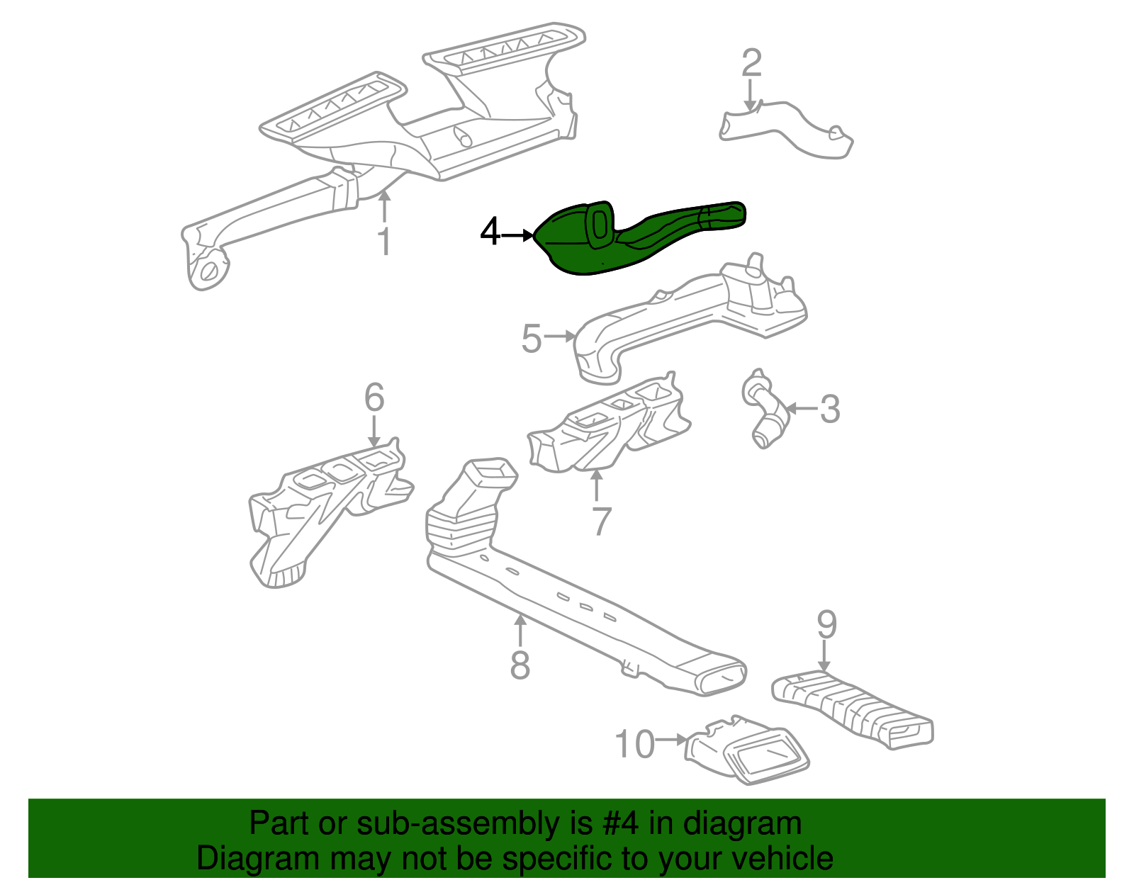 Air Distributor - Buick (25730191)
