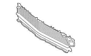 156-885-31-22 - Lower Grille 2015-2017 Mercedes-Benz | Mercedes-Benz ...