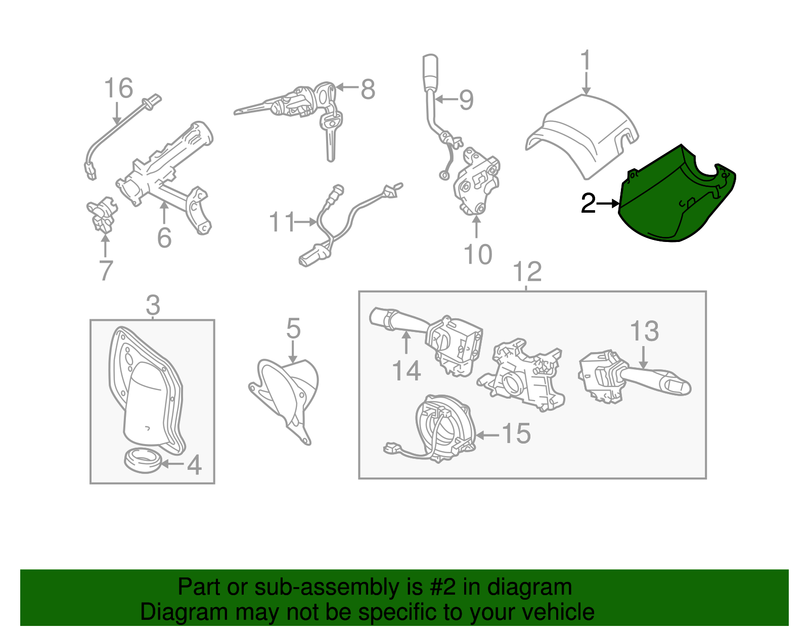 Lower Cover - Toyota (45287-0C043-E0)