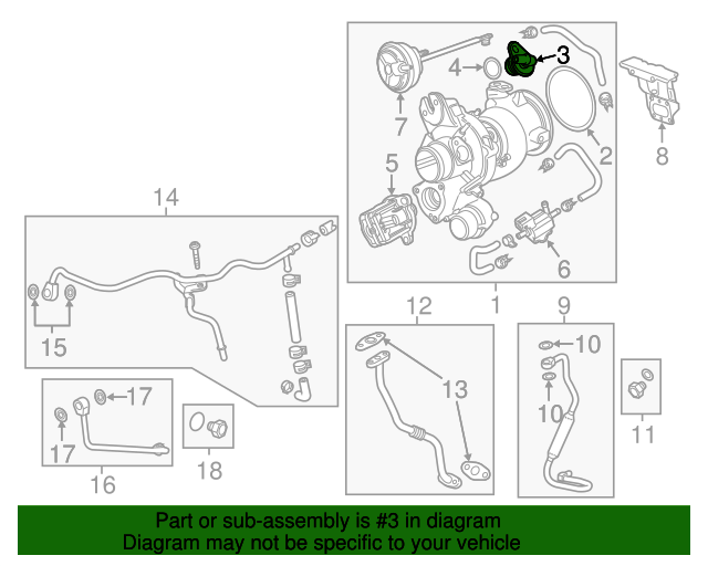20162021 GM PCV Valve Hose Adapter 12649896 GM Parts Online