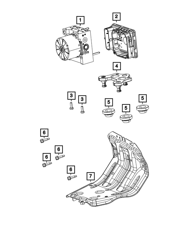 20182020 Jeep Wrangler AntiLock Brake System Module 68438389AG My