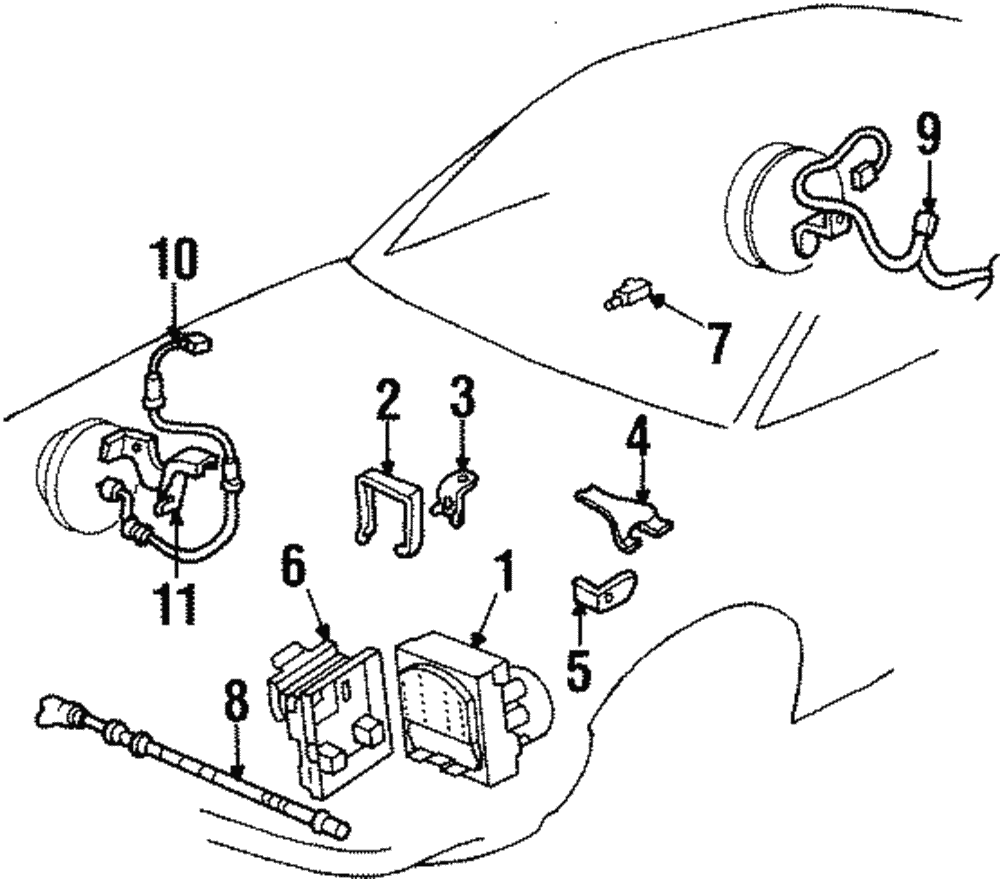 ABS Wheel Speed Sensor Wiring Harness - GM (12091997)