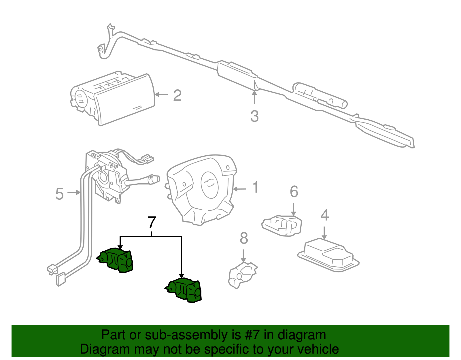 Airbag Front End Discriminating Sensor - GM (94730161)