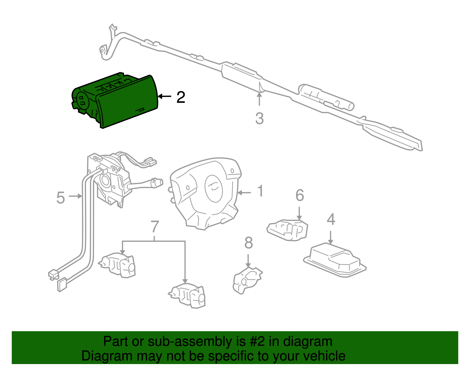 Airbag, I/P (15850867)