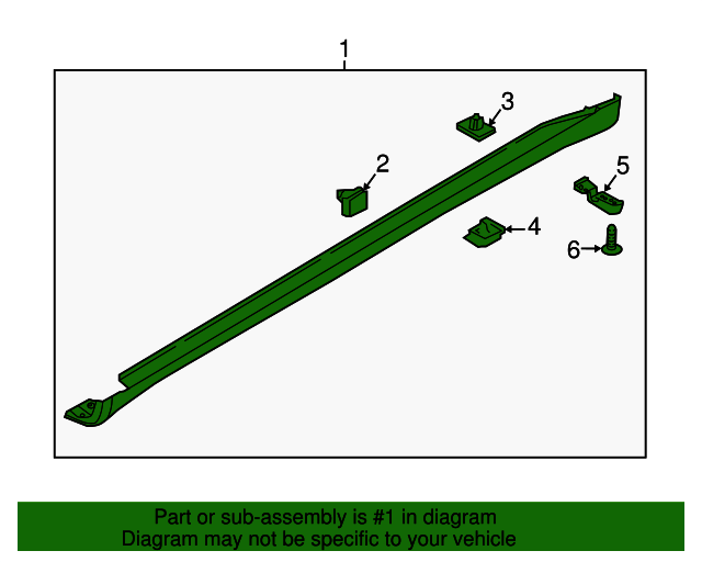 87751Q4000 Rocker Molding 20192022 Kia Niro EV Kia.Parts Store