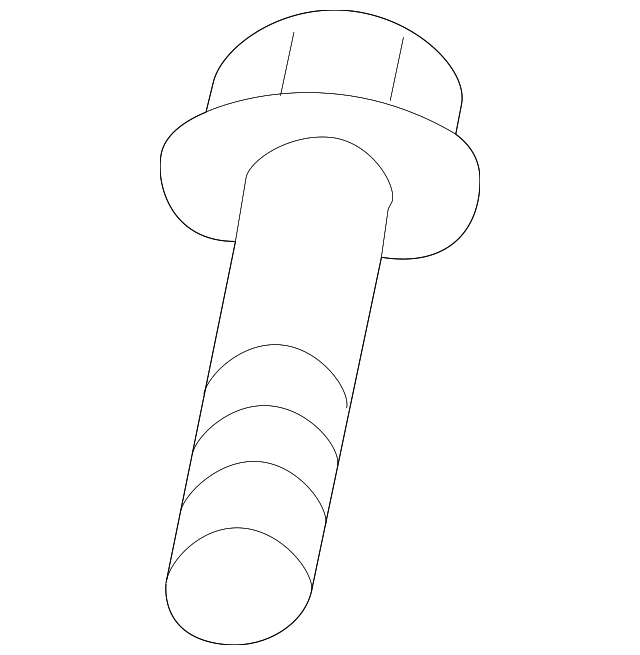 2008-2018 Audi Lower Control Arm Mount Bolt WHT-002-479 | Audi OEM Parts