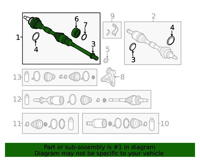 20212022 Mazda 3 Axle Assembly FT0A2550X