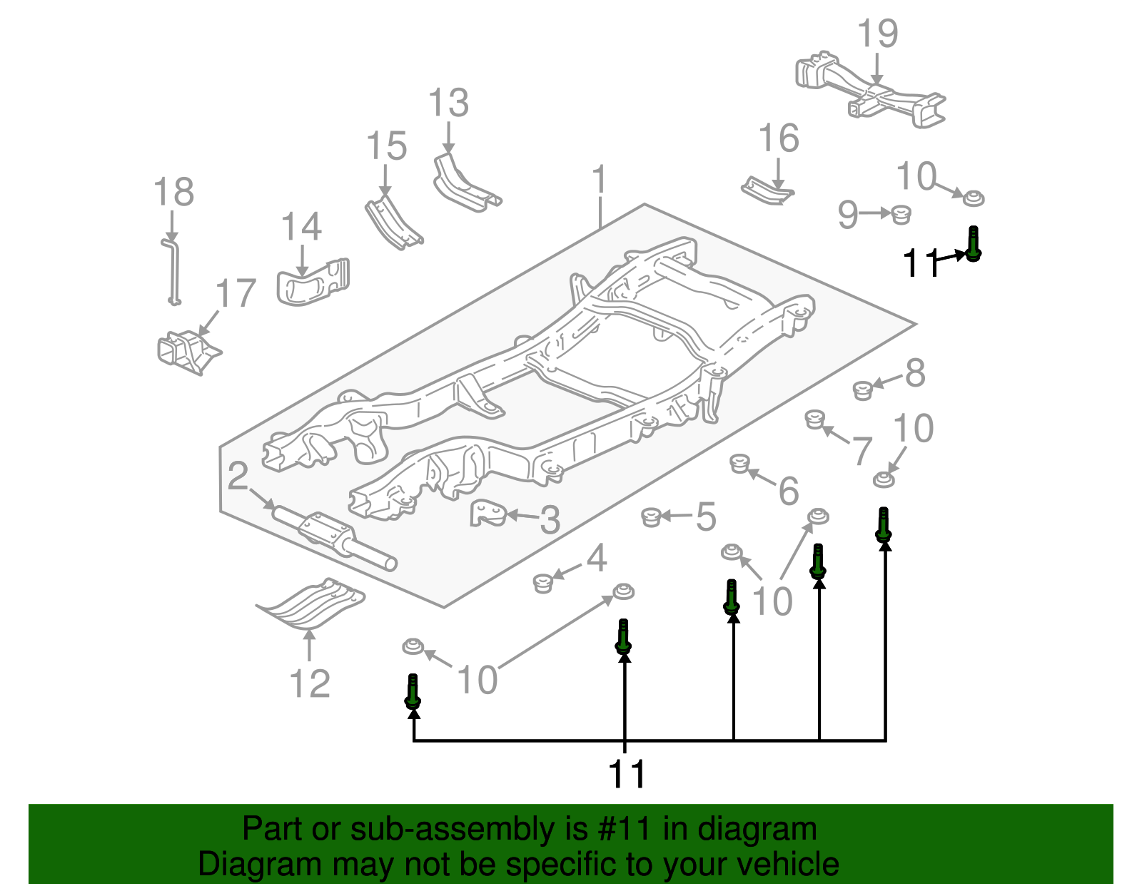 Multi-Purpose Bolt - GM (11519402)