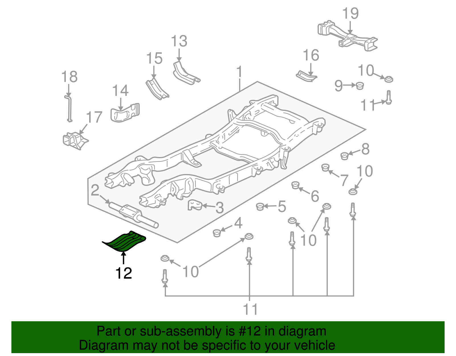 Shield, Trfer Case - GM (10375532)