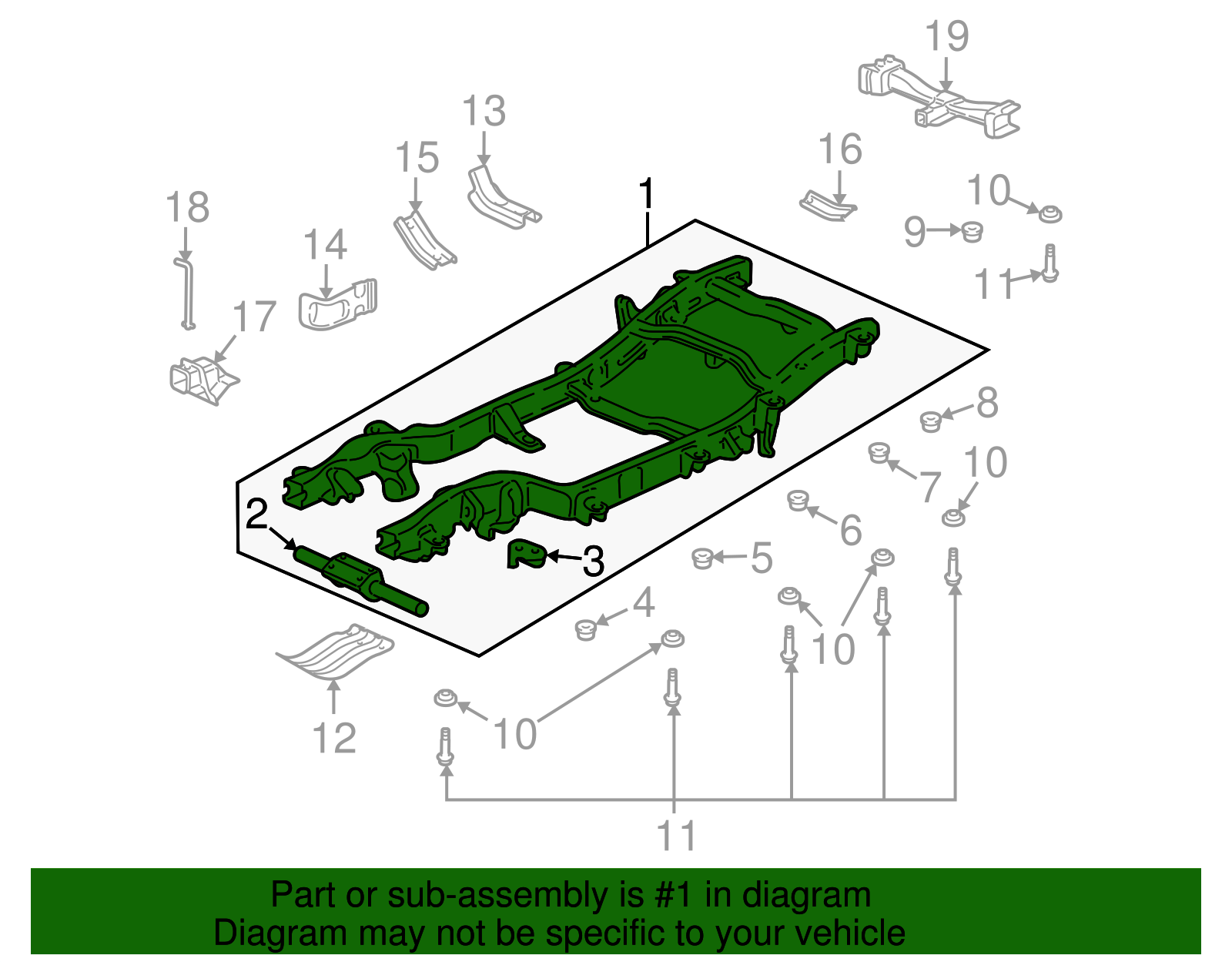 Frame, Chassis - GM (15829088)