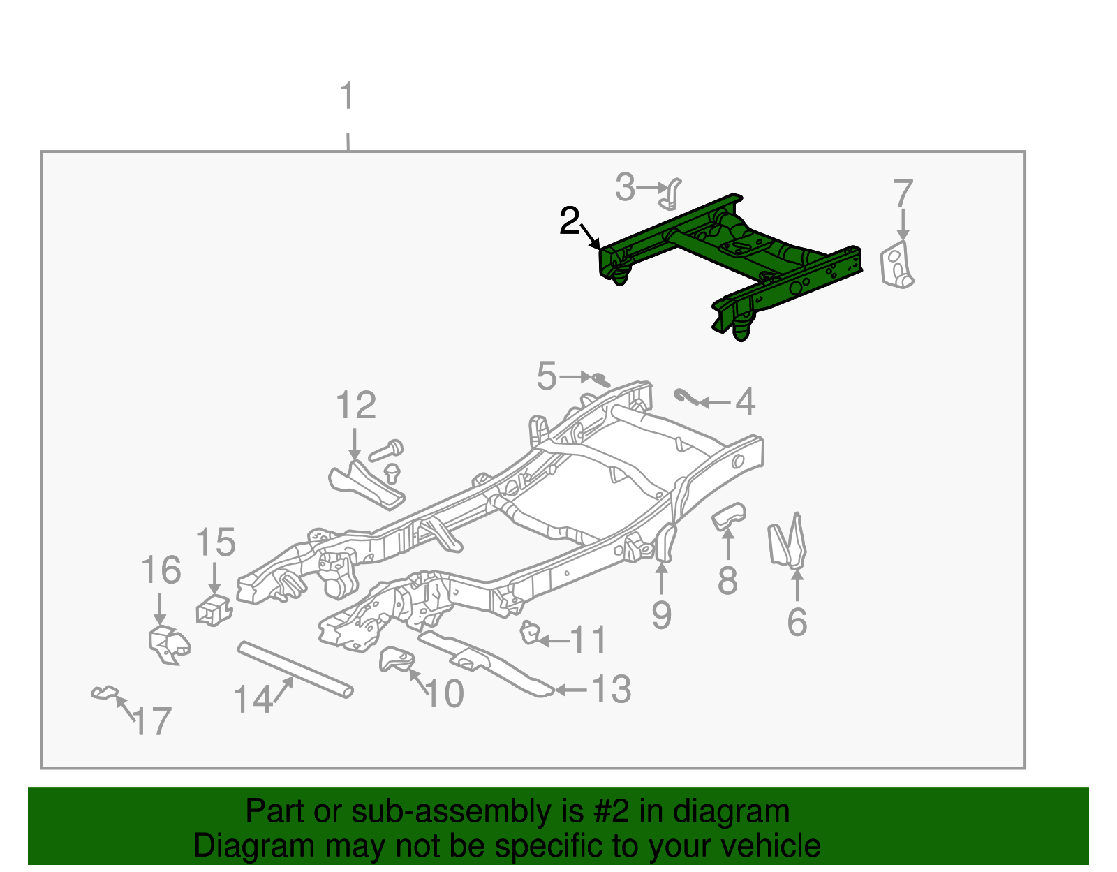 Rear Frame - GM (88938456)