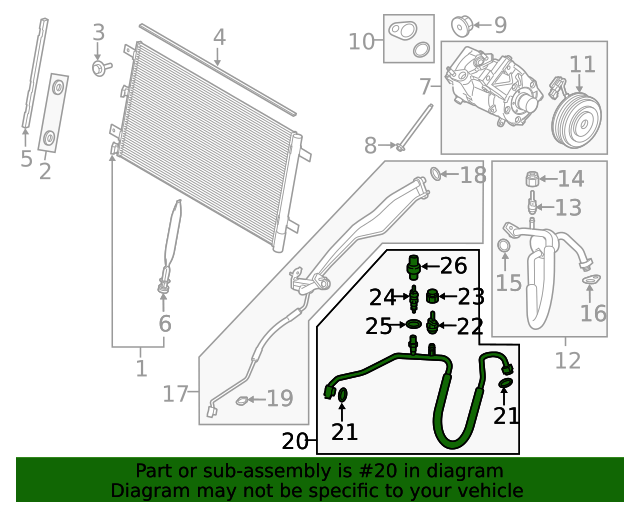 Discharge Line 20212023 Ford F150 (ML3Z19972L) Wholesale Ford