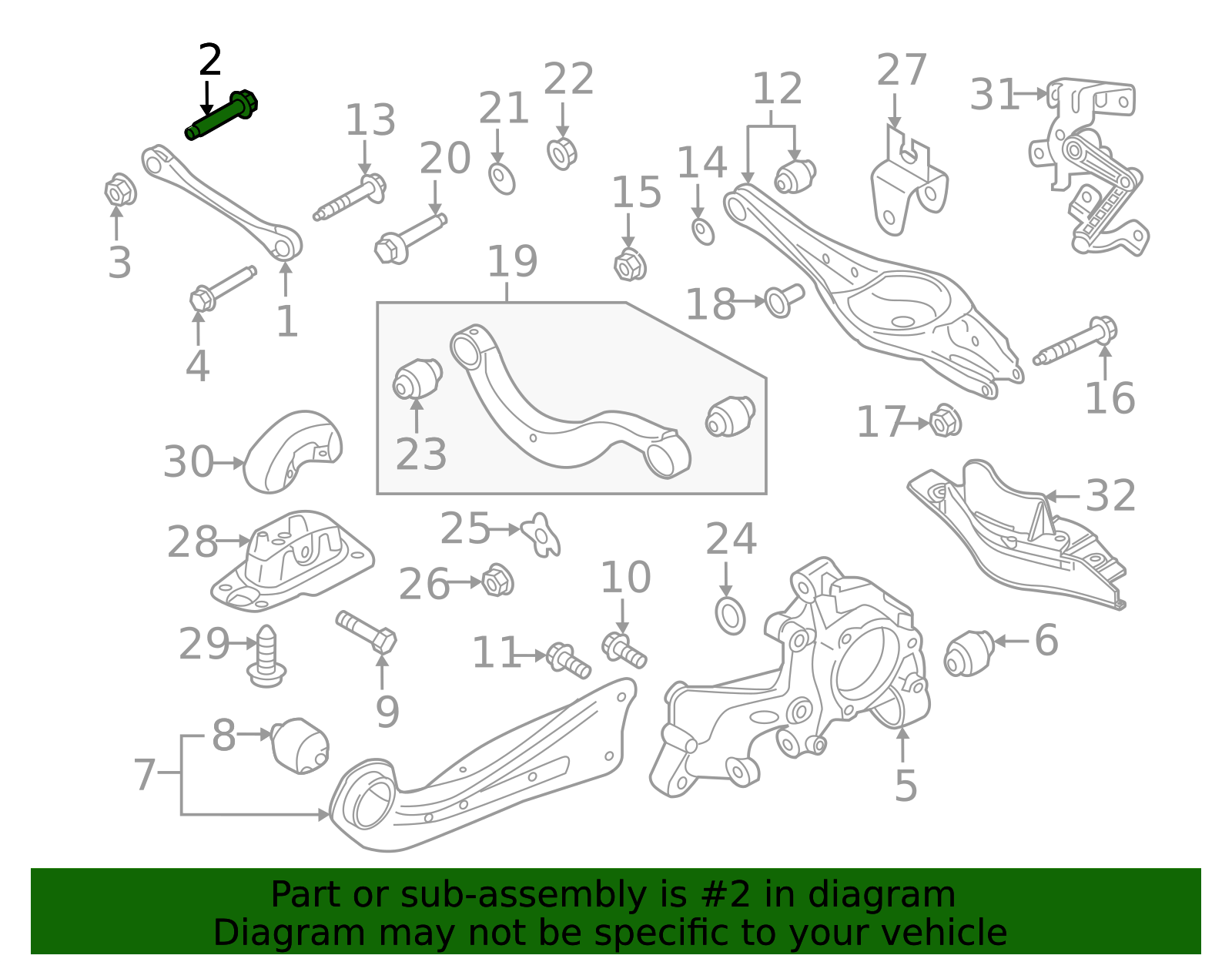 Tie Rod Assembly Mount Bolt - Volkswagen (N-106-283-01)
