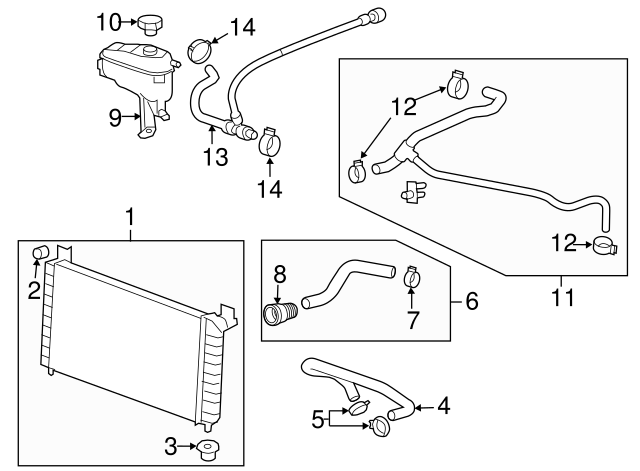 ACDelco 84368363 GM Original Equipment Engine Coolant Reservoir ACDelco 84368363 GM Original Equipment Engine Coolant Reservoir