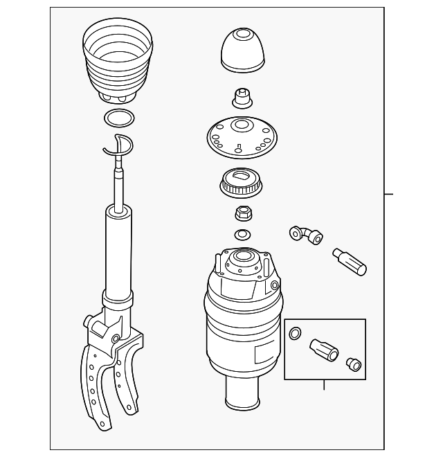 Ferrari 458 Spider Rear Shock Absorber Long - 255864