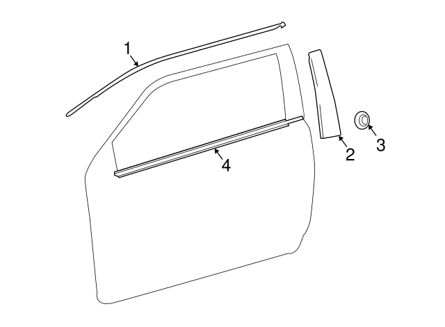 Genuine Toyota Applique Clip 75792-0R010