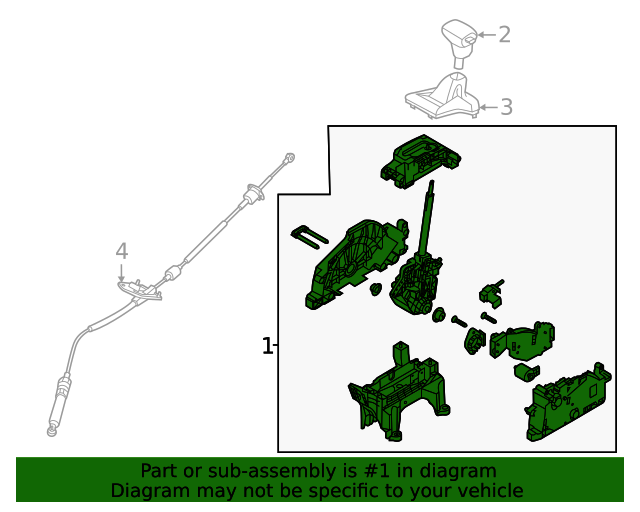 46700R5110 Automatic Transmission Shift Lever 20212022 Kia Sorento