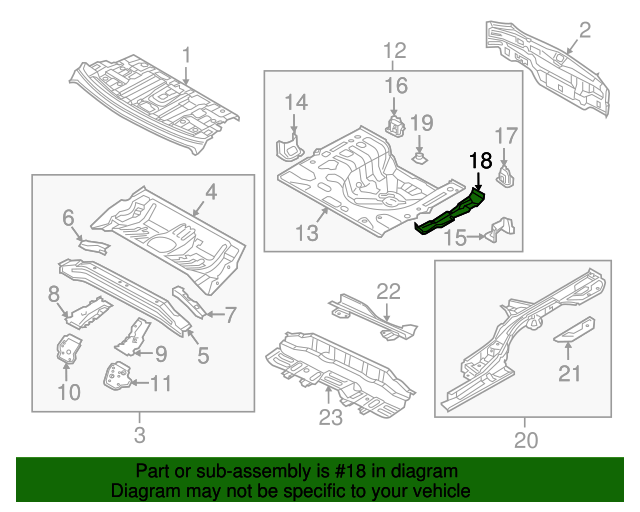 65535A7000 Tow Hook Bracket 20142018 Kia Forte Kia.Parts Store