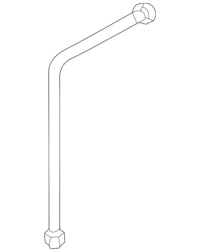 Automotive Genuine BMW E36 Z3 Cabrio Refrigerant Discharge Hose Line