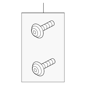 2006-2020 Audi Lock Screw WHT-003-348 | Audi OEM Parts