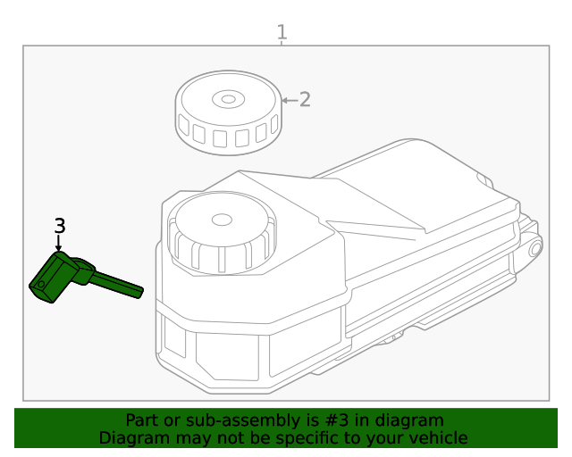 Genuine Brake Fluid Level Sensor for 20202022 Land Rover Land Rover
