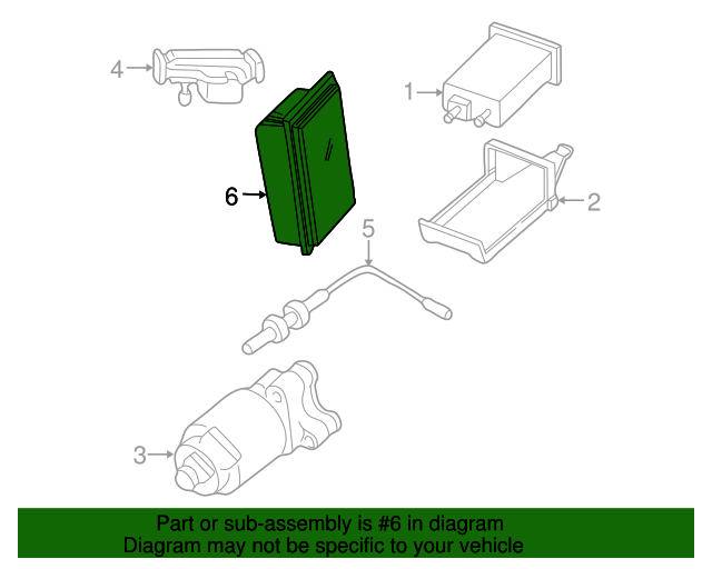 20012003 GM Powertrain Control Module, Remanufactured 12200411