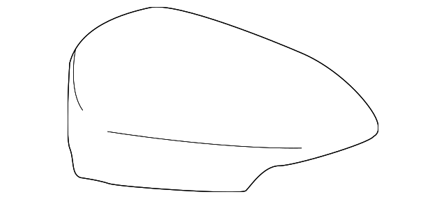 Mirror Cover Left Dark Blue - Toyota (87945-0T020-J0)