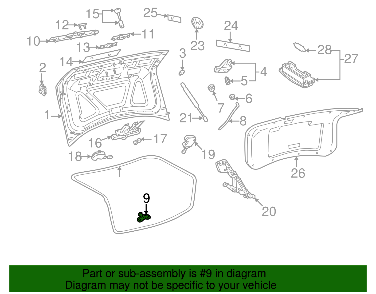 Striker - Volkswagen (8D5-827-507)