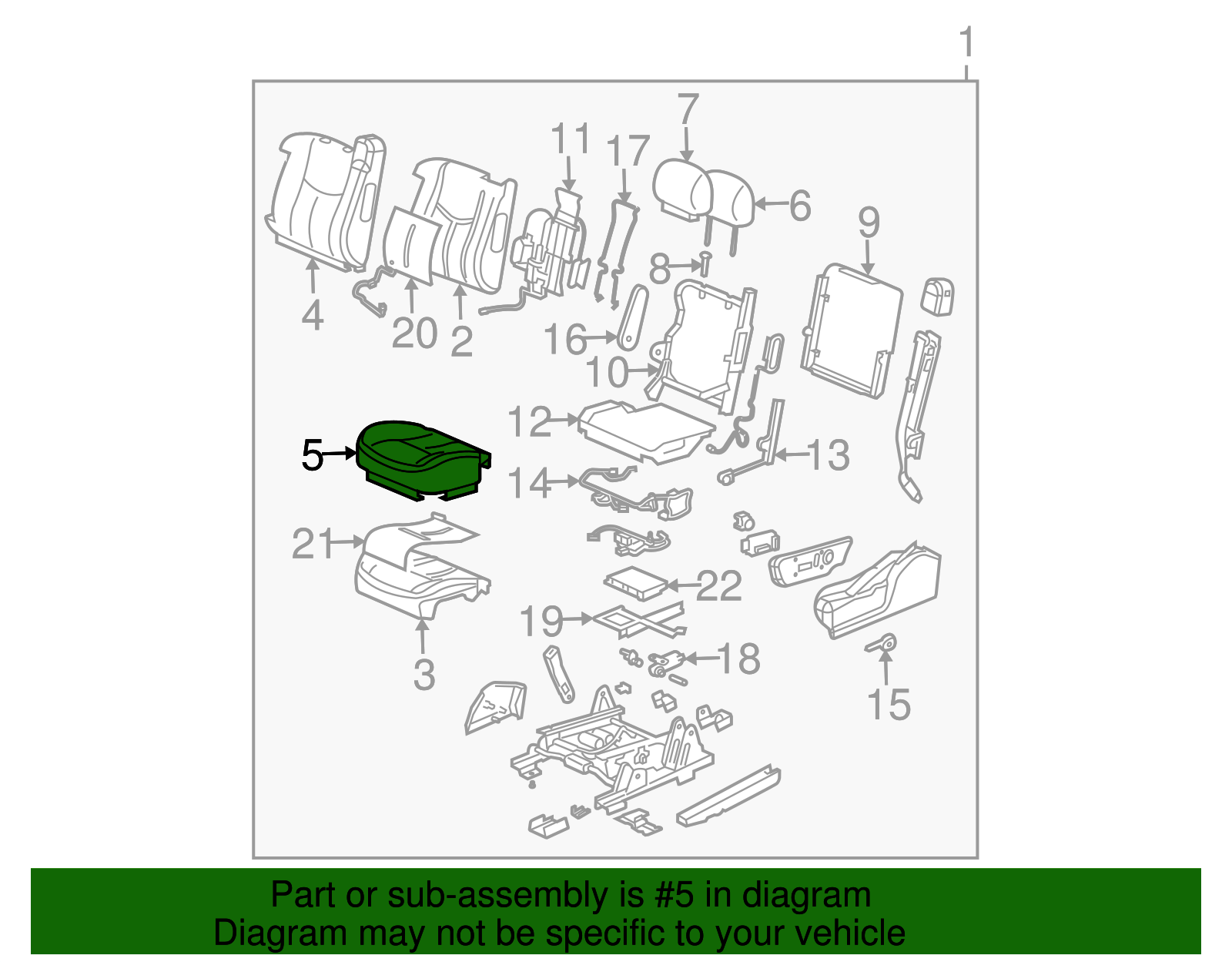 Seat Cover - GM (89044807)