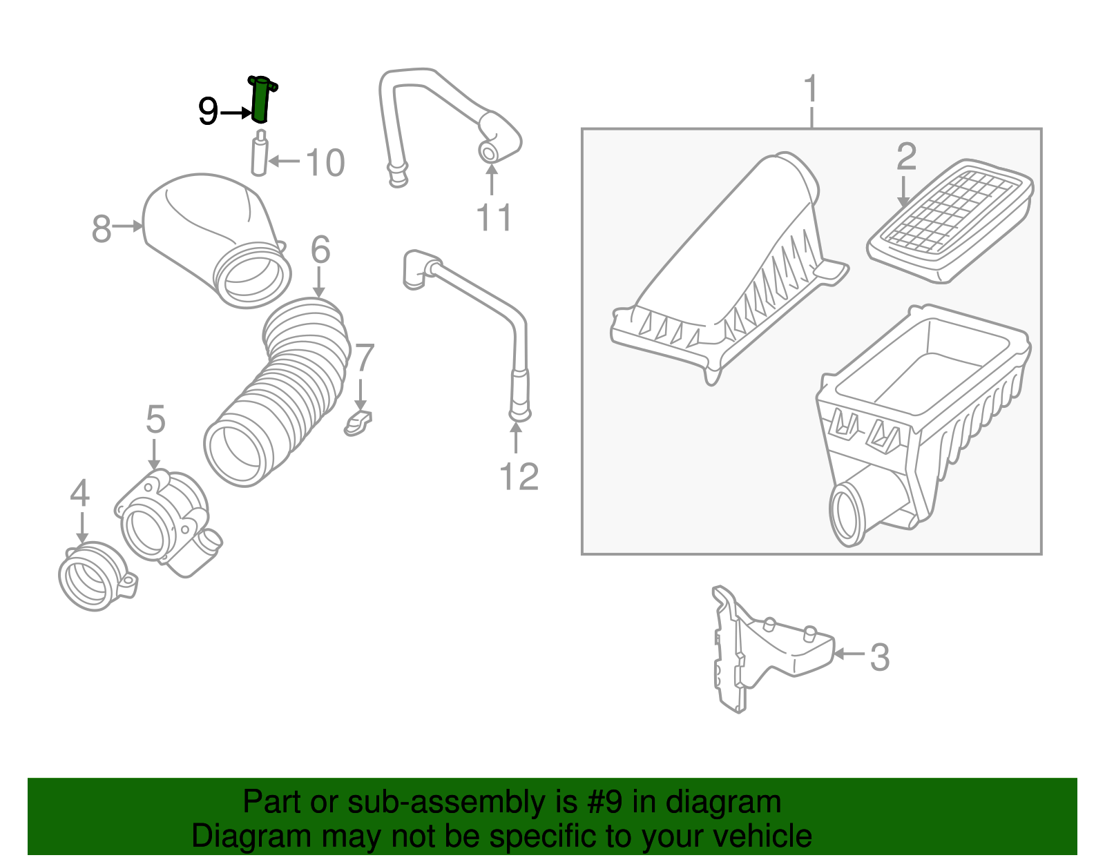 Air Cleaner Adapter Nut - GM (11561843)