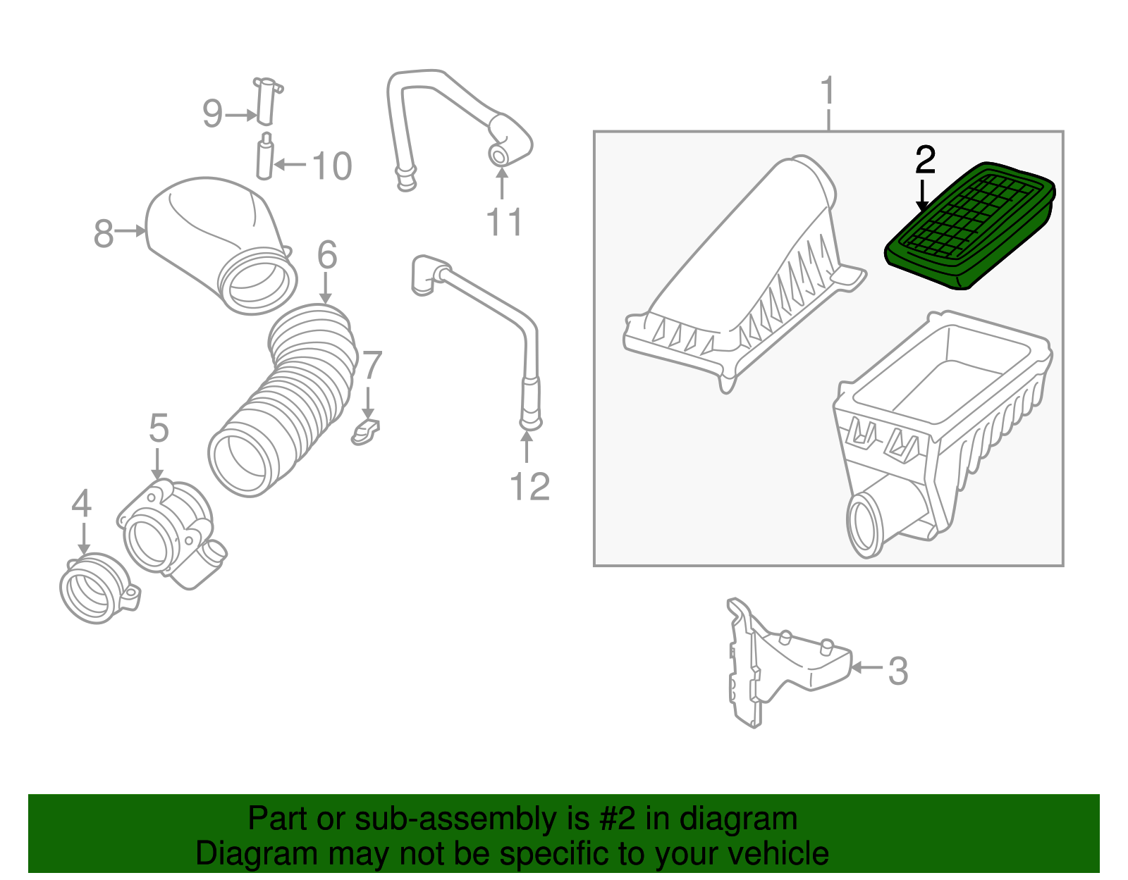 Air Filter - GM (19259086)