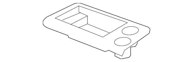 Ebony Body Side Trim Panel Stowage Pocket - GM (20794441)