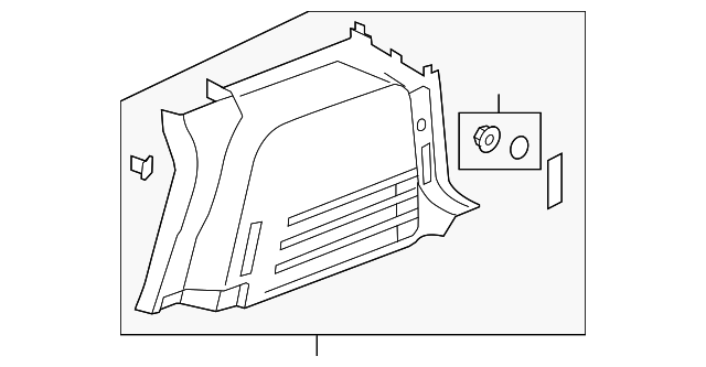 Panel Assembly-Body Side Tr                    *Ebony - GM (25958042)