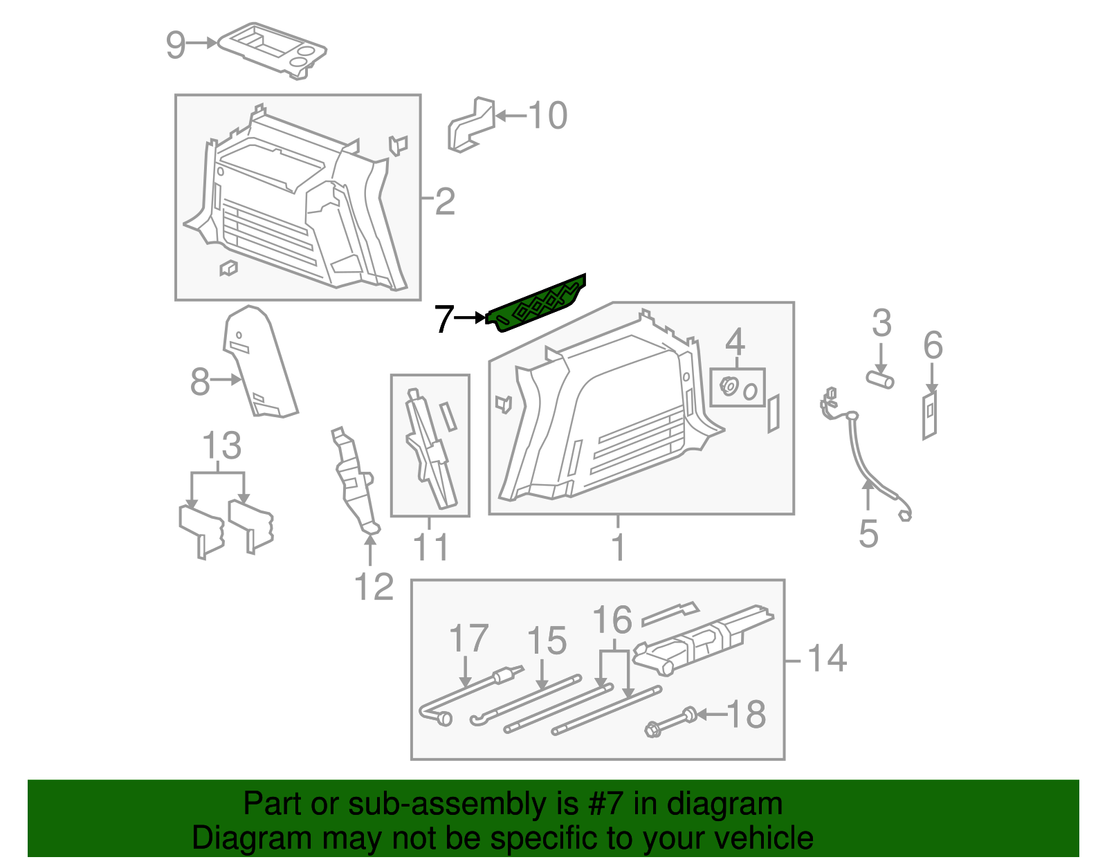 Bracket-Body Side T/Panel A/Rst - GM (25789633)
